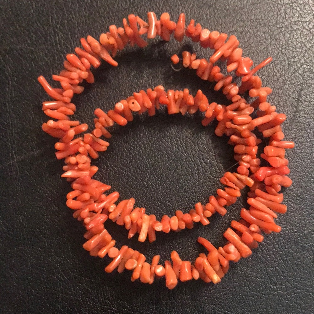 Genuine Coral wrap bracelet